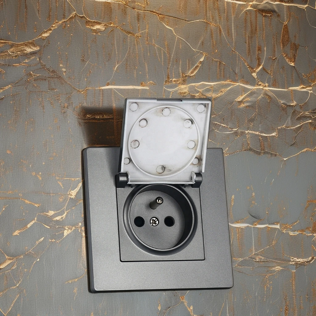 Pvc Computer Socket Outlet Alibaba.com: Wholesale French Style PC Plastic 86*86 Wall Plug Sockets ...