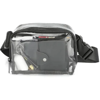 2024 Factory Wholesale Crossbody Pvc Waterproof Unisex Fanny Bag Outdoor Running Mobile Phone Waist Bag