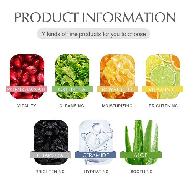 
 OEM ODM частная этикетка на заказ сухая маска для лица пугающая увлажняющая отбеливающая уход за кожей Тканевая маска для лица  