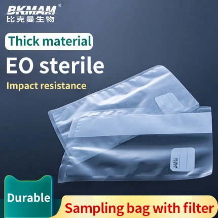 Sterile Sampling Bag Lab Homogenizer Bag With Filter 400mL Filter Bag for Lab Use