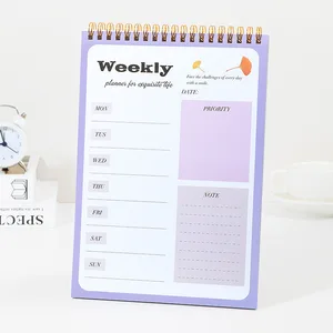 Customized 'Posted It' Agenda Notepad Stylish High-Margin Sticky Notes To-Do List Memo Pads Loose Leaf Notebook Planner Hot Item