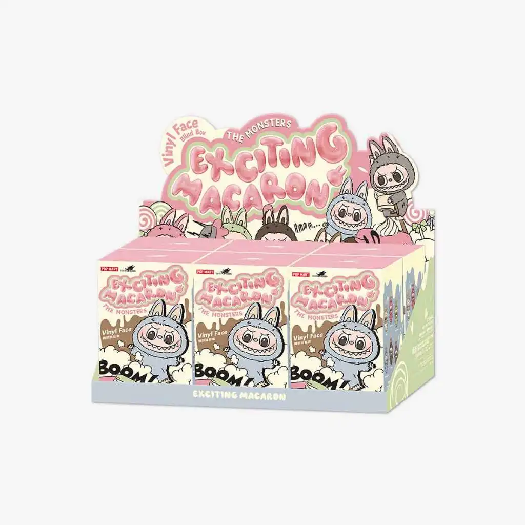 Popmart THE MONSTERS Macaron Labubu箱未開 Popmart Monsters Labubu Macaron Blind Box - Collectible Toys