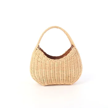 Wholesale Custom Handmade Mini Bag Women Rattan Woven Cross-Style