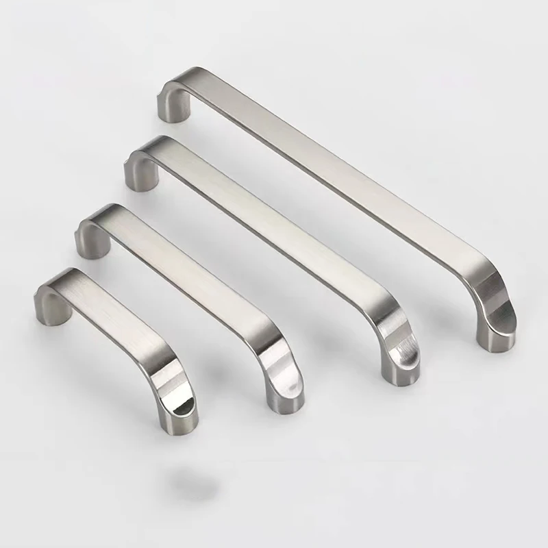 Kitchen Cabinet Handles Drawer Pulls Aluminum Alloy Door Knobs Holder Case Box Puller Stick