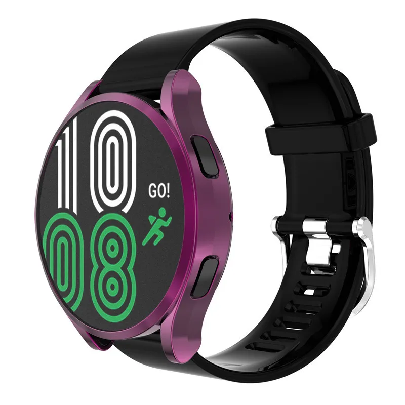 Custom Color Fall Prevention All Nclusive Screen Protector TPU Watch 40mm 44mm Case for Samsung Watch 4