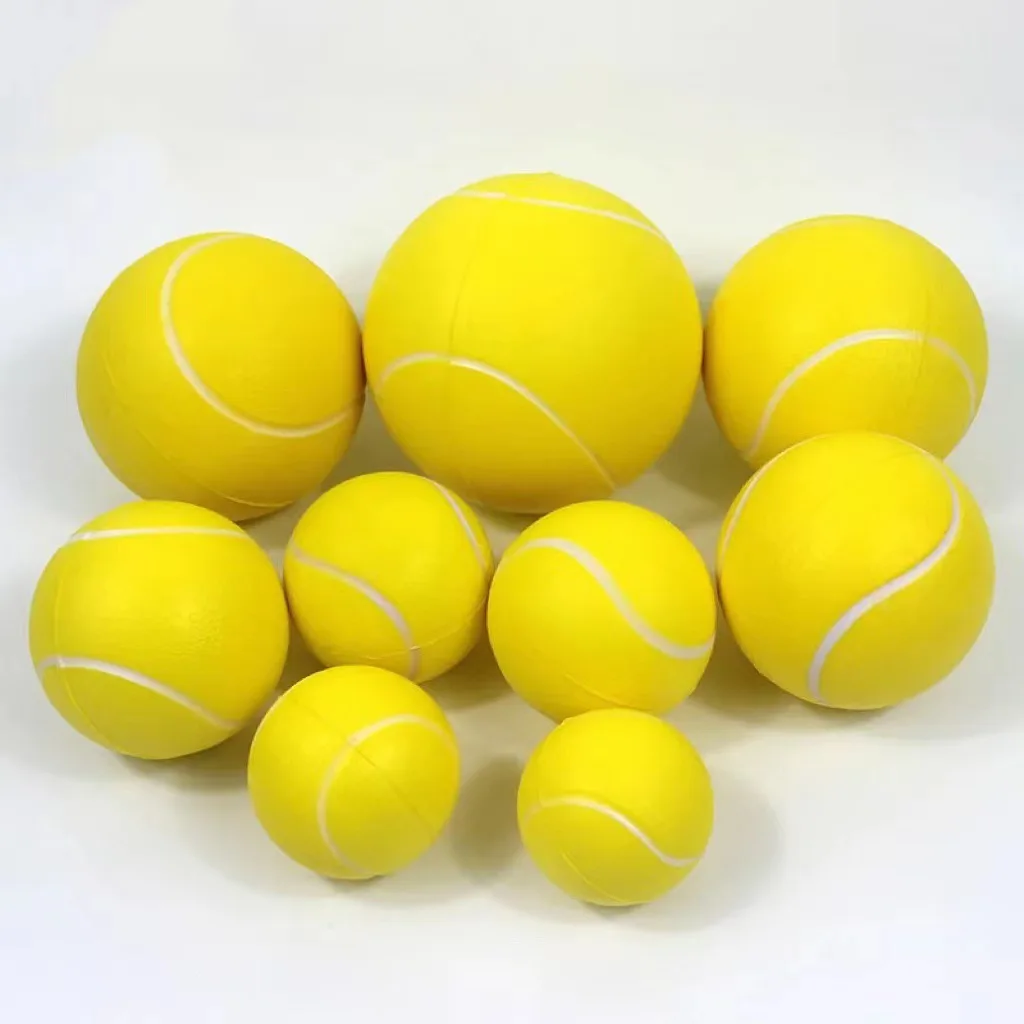 6cm PVC Pet Grinding And Cleaning Teeth Tennis Baseball  Interactive Pet Toy Ball Gnawing Ball