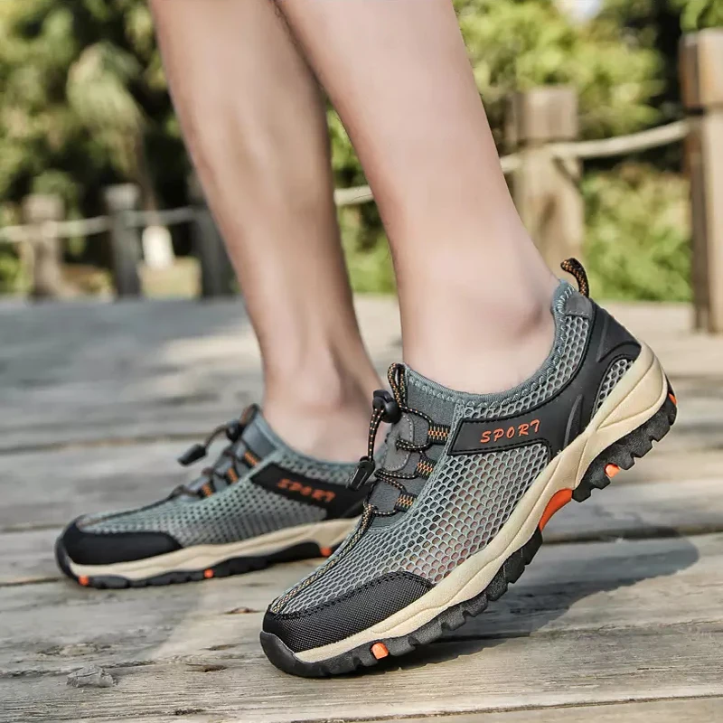 Новое поступление Лидер продаж Мужская походная обувь водонепроницаемая Уличная для альпинизма