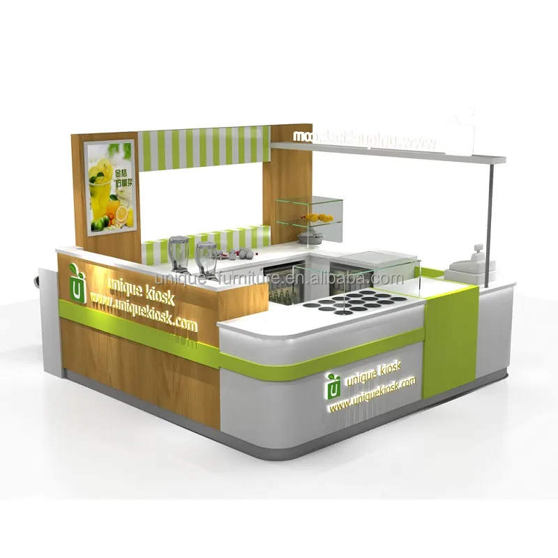 Fresh Fruit Kiosk Design - Popular Juice Bar Solutions