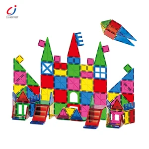 Chengji Kids Educational Toys 3d Building Blocks Diy Assembled Handmade Magnetic Building Blocks Tiles Stem Toy Set