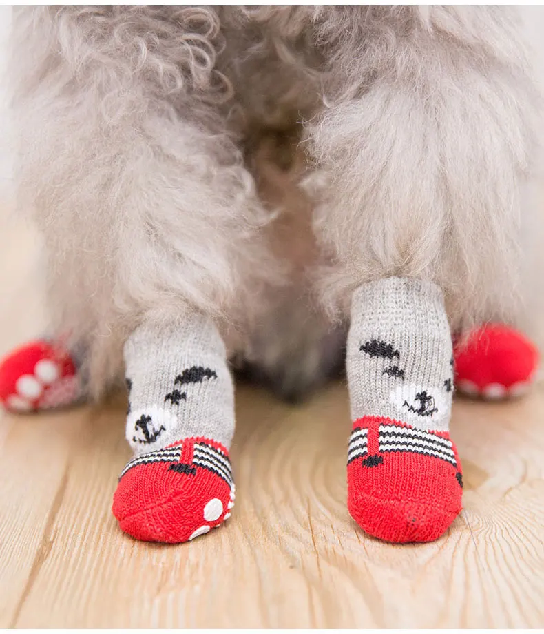 Dog Socks Cat Shoes Antiscratch Antidirty Pet Accessories Cute