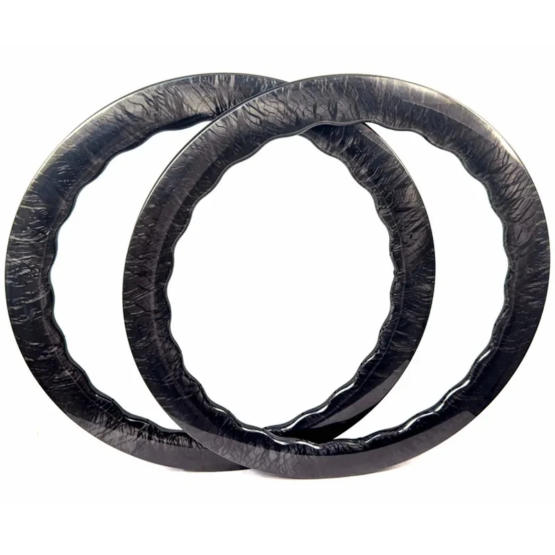 High Quality Carbon Rims 700C Wave  35/40/45/50/55/65mm Depth Carbon Road Bicycle Wheel 28mm Wide Disk Brake