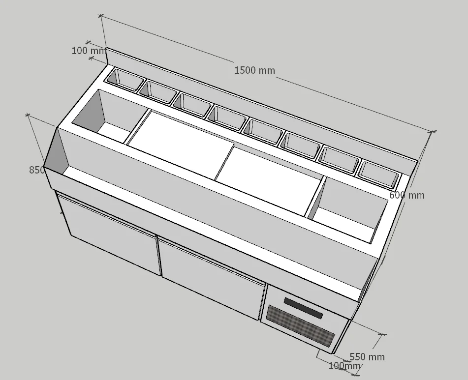 Commercial Bartender Station Portable Bar Stainless Multi Functional ...