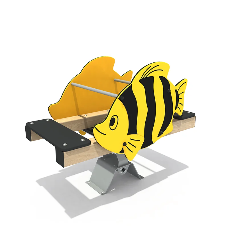 Animal-style PE Board Children's Seesaw Playground Equipment Seats, Applied in Amusement Parks