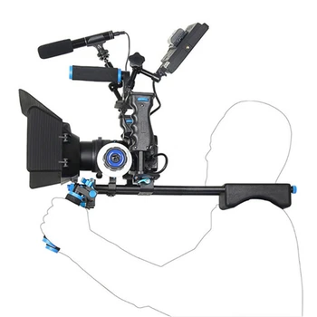 DSLR Rig Movie Kit Shoulder Mount カメラリグ H29a217f76f4d4bbabf4a5523a526b