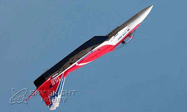 Color Smoking EDF Mig 29 Rc Model Plane
