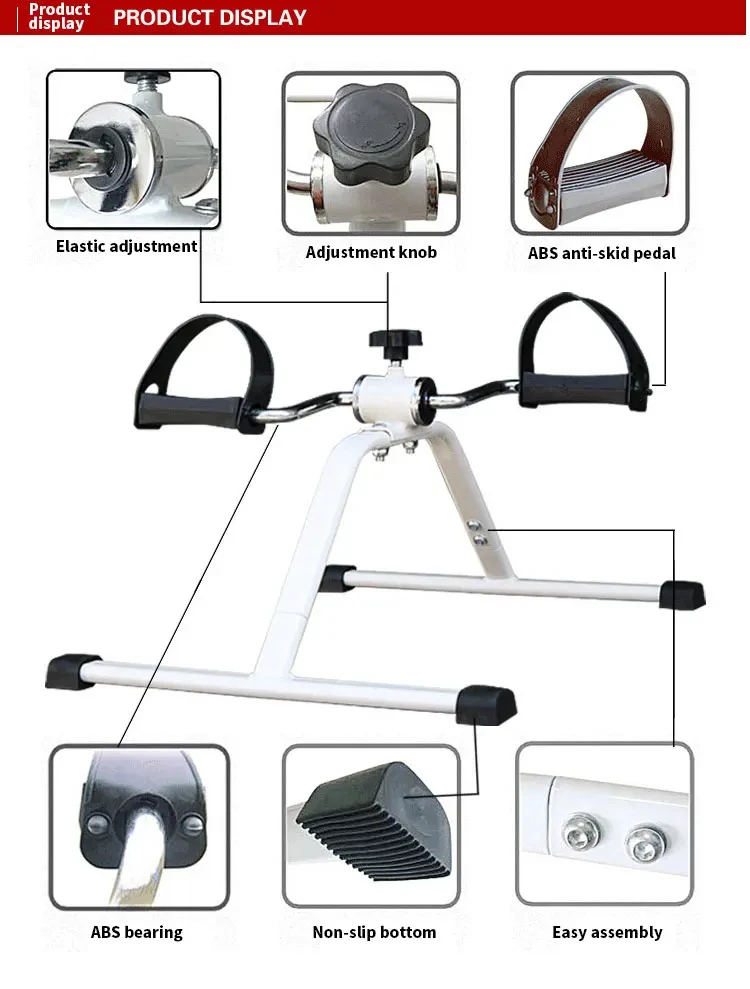 Factory Direct Sales Leg Workout Portable Desk Cycle Mini Exercise Bike Pedal Exerciser
