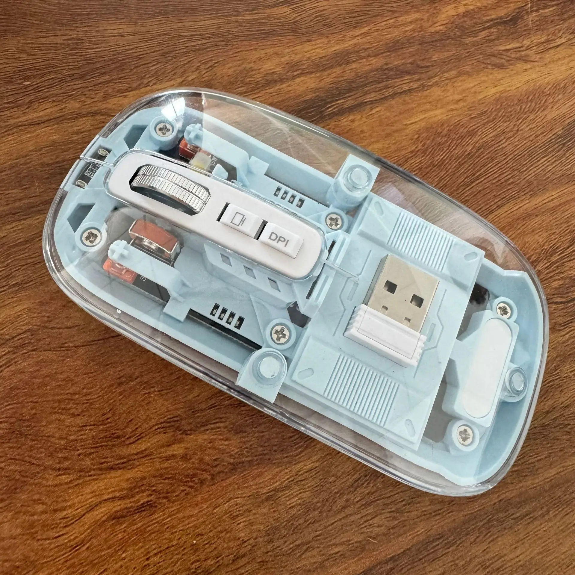 New Transparent Magnetic Mouse Triple Mode Compatible Wireless ...