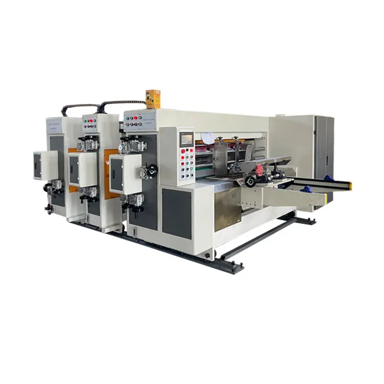Mini Flexo 2 Color Printing Slotting Machine - 1 Year Warranty