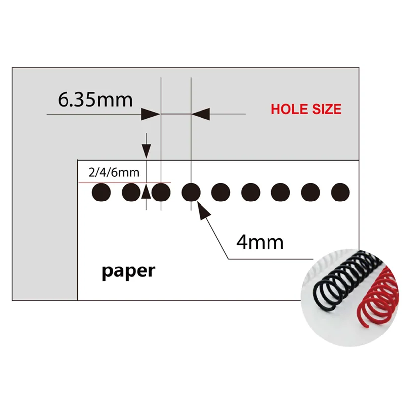 Easy to Use Punching Machine Office A4 Binder Notebook Mechanism C9027A