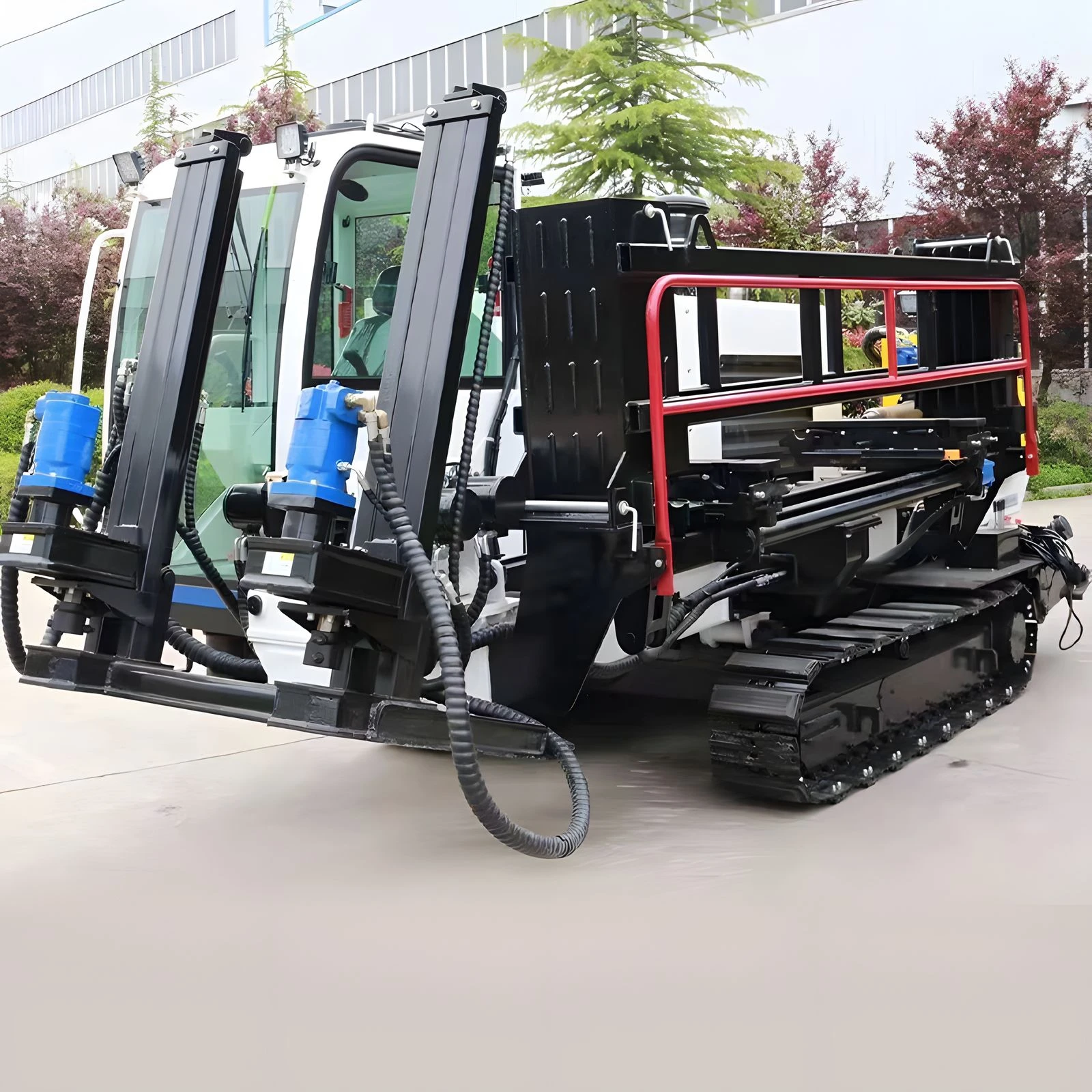 300 Meter Horizontal Directional Drilling Machine / 20 Ton HDD Machine High Power Engine Pump 300-1200mm Drilling Diameter