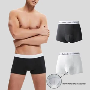 Hygieia Custom High Quality Moisture Wicking Men's Long Boxer Ropa Interior Para Hombre Cotton Male Underwear Boxer Briefs