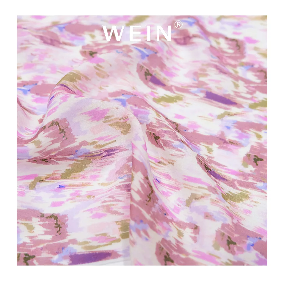 R09  Lyocell Fabric for Summer 60s Tencell Fabric Custom Reactive Sustainable Digital Print for Clothing