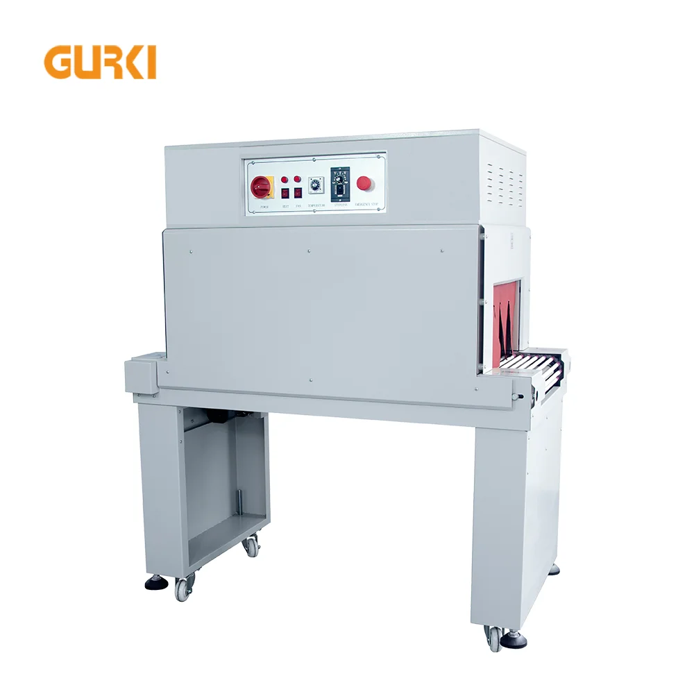 GURKI Factory Direct Automatic PVC Heat Sealing Shrinking Shrink Wrap Band Tunnel for Bottle