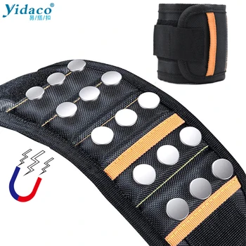 Fokison with high quality waterproof 1680D Oxford cloth magnetic wristband electrician tool wrist belt