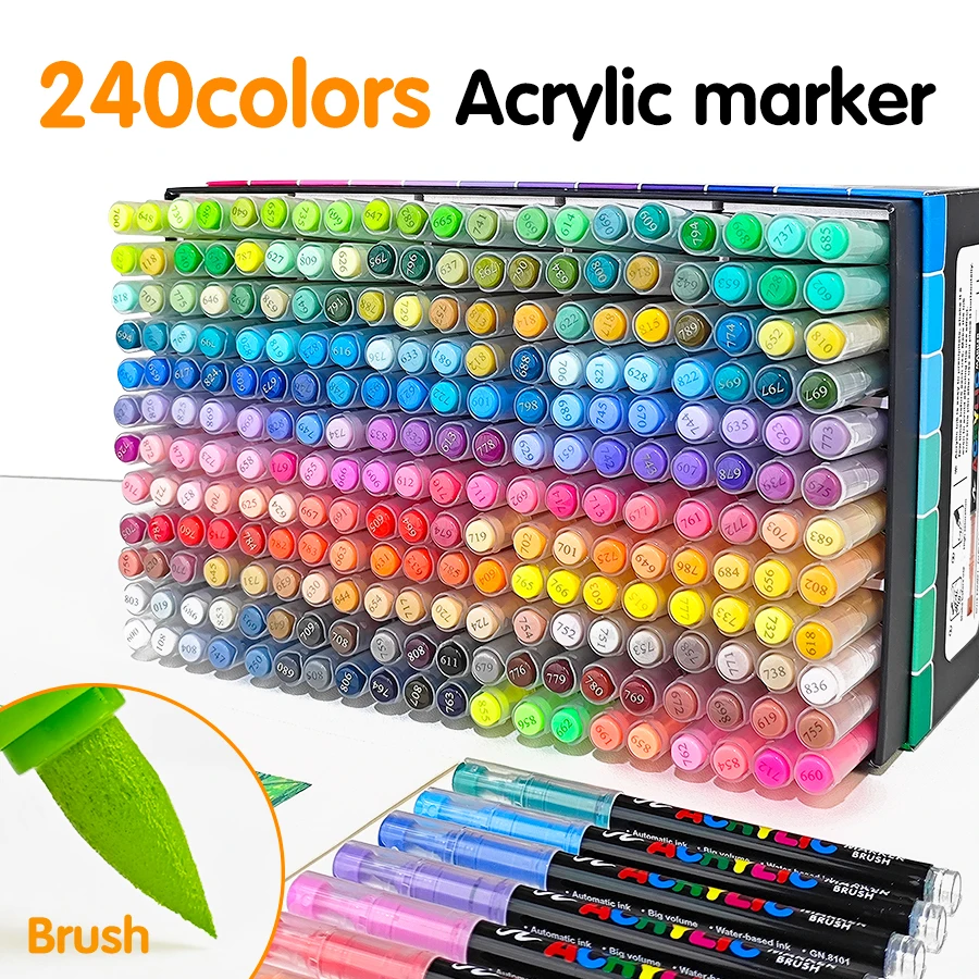 168 Colors Liquid Marker Set - Perfect for Student Art