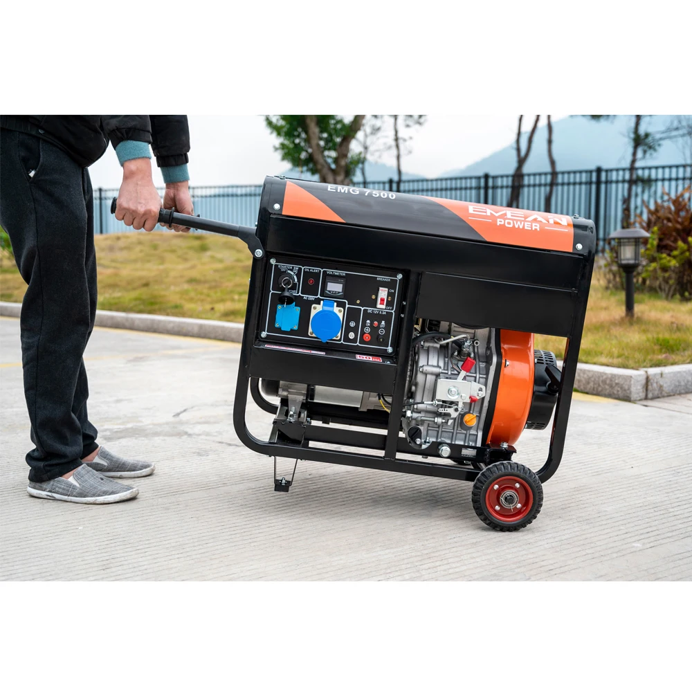Manual of Generator for Home Etb 110v Price Dubai 5kva 5kw Silent diesel Generator Set