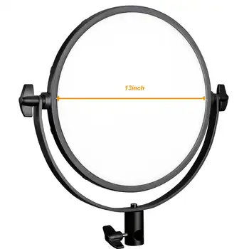 NiceFoto SL-236ARC 35w Professional Video Led Light Panel Bi-color 3200-6500K for Photography detail image