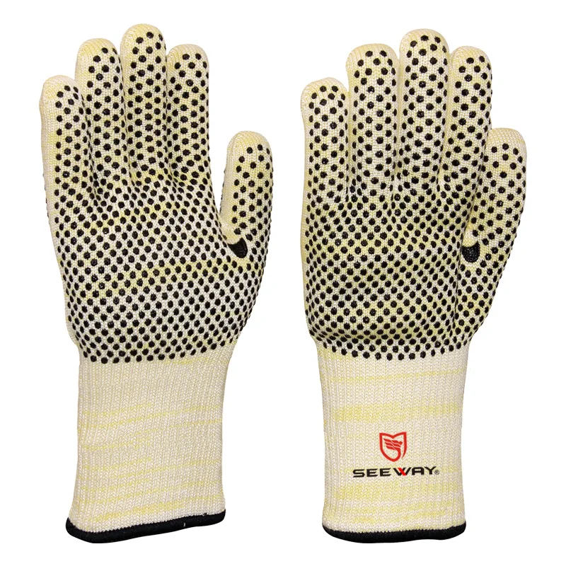 The 'Ove' Glove 2-Pack - Flame Resistant Oven Mitt - Yellow - Heat  Resistant up to 540 Degrees Fahrenheit - Multi-Functional in the Kitchen  Towels department at