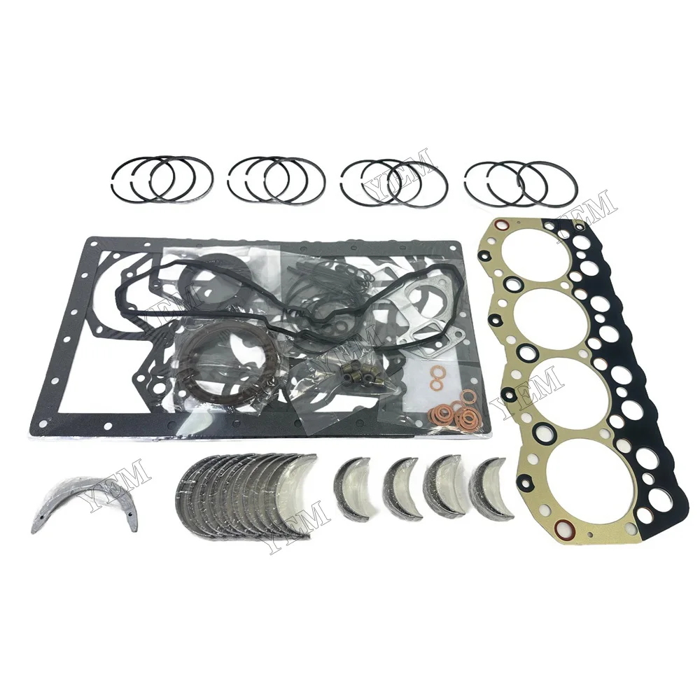 3044T 3044C-T 3044C-DIT Overhaul Re-Ring Kit for CAT Engine 236B2 252B2 256C Piston Ring&Main/Con Rod Bearing&Full Gasket Kit