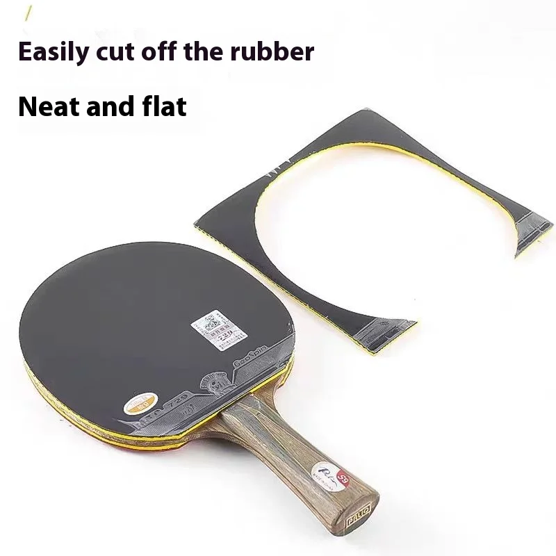 Professional Manual Table Tennis Anti-Rubber Cutting Machine with Equipment and Cutting Tools for Cutting Rubber