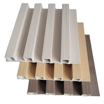 High Quality Interior Wpc Fluted Wall Panel Wpc Wooden Wall Panel