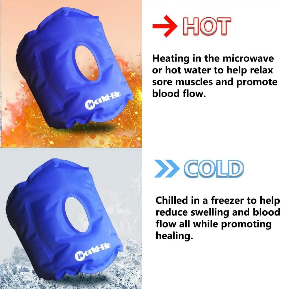 Universal Reusable Therapy Hot And Cold Gel Pack For Knee/ Injuries