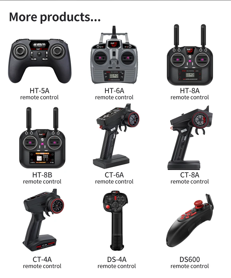 Original Hotrc Ht8a 2.4ghz Fhss 8ch Rc Transmitter And Receiver For Rc
