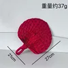 abanico de hojas de girasol rojo pequeño 2127cm-mini anillo de cinturón