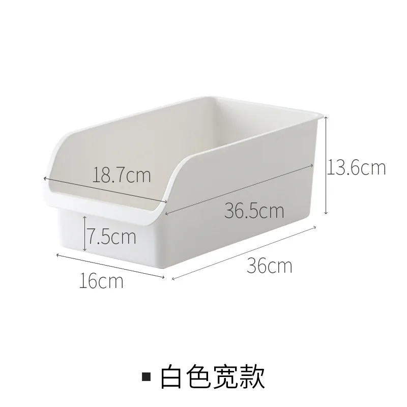 Kitchen Cabinet Storage Box Household Refrigerator Drawer Multifunctional Snack Finishing Box Sundries Storage Box factory