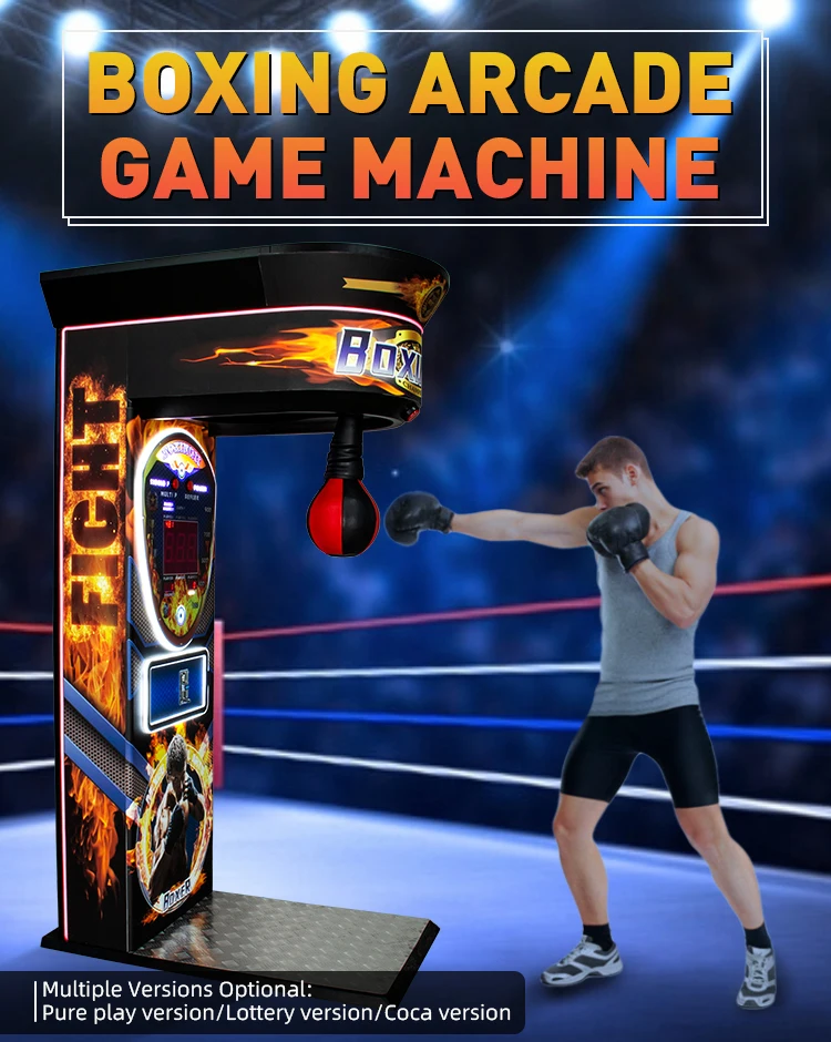 Hot Sale Coin Operated Prize Redemption Boxing Machine Arcade Game