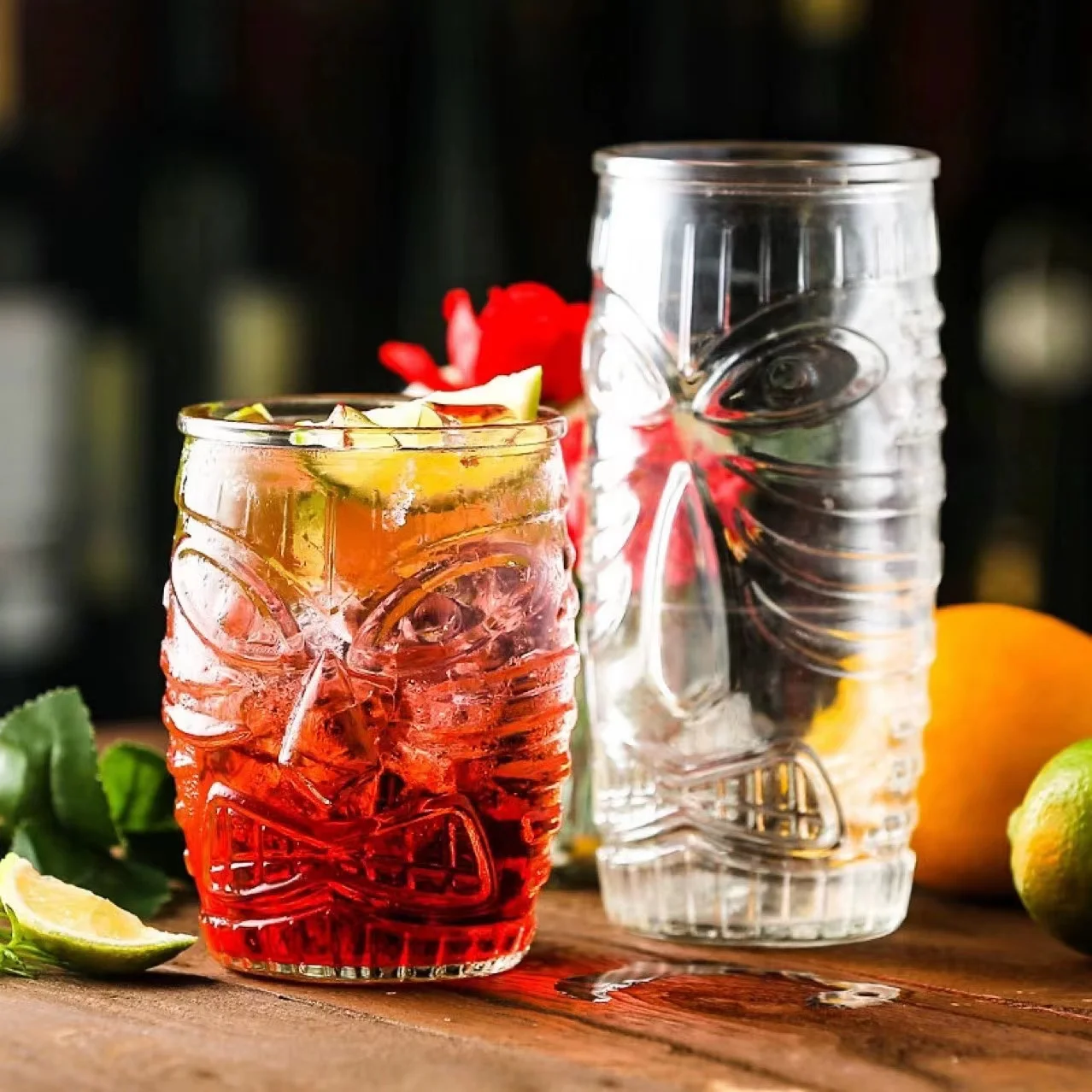 ホットセール ティキ ハワイ グリマス カクテルグラス 420ml 470ml 590ml