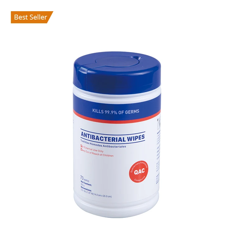 2021 антибактериальные высококачественные влажные салфетки с фирменной этикеткой емкость для хранения 70