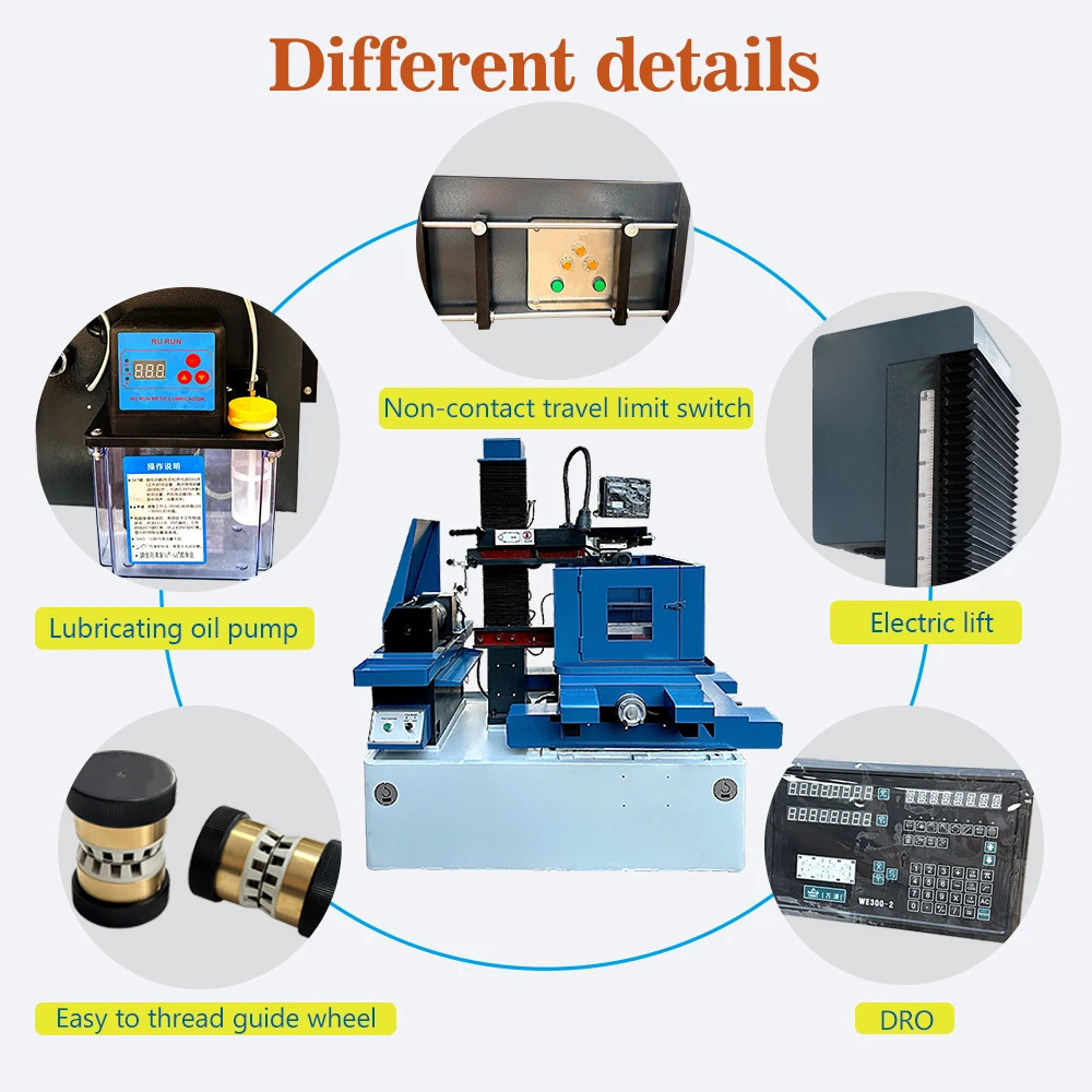 Máquina de Corte por Erosão DK7735 5 Eixos CNC - 2 Anos de Garantia