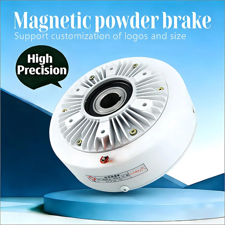 Tianji Dongguan 24V DC Magnetic Powder Brake Clutch Hollow Shaft for Bag Making Machine Part with 1.5 Year Warranty