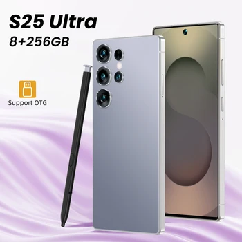 2025 Original Brand New Phones S25 Ultra Smartphones 5G Dual SIM Cellphone Gaming Global Version Phone 8GB+256GB 5G Smartphone