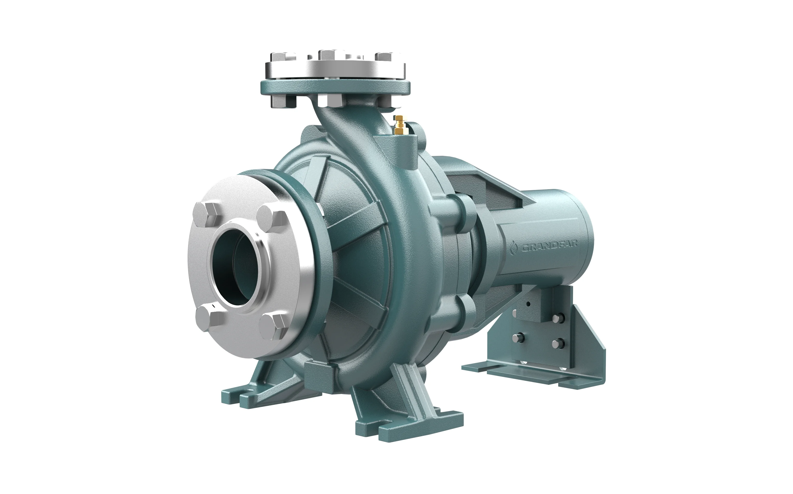 product grandfar 10hp industrial horizontal end suction pump 380v 10hp high power centrifugal pump cast iron gsm 10hp industrial pump-3