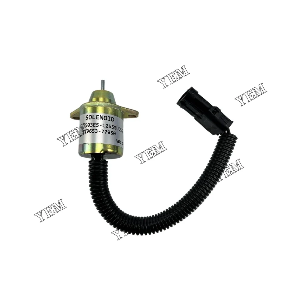 Replaces Aftermarket Spare Part Solenoid 1503ES- 12A5SUC9SCC28 25-38109-06 for Kubota V2003