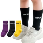 OEM Custom Logo cute young boy Socks cotton funny teen tube school Socks for Boy and Kids Casual