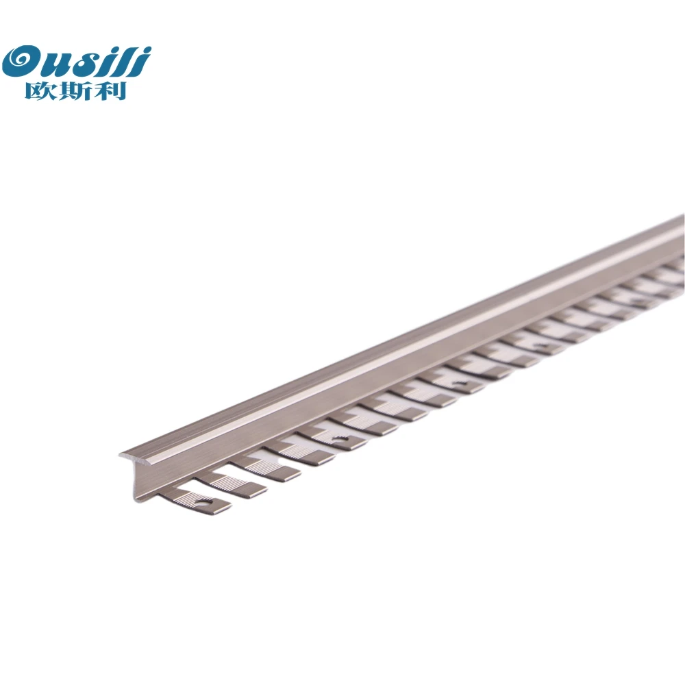 Tiling Trims for Wall  Interior Cutting Floor Accessories Black Aluminum Profile Balcony Thin Tiles Tiling Trims
