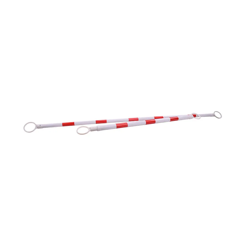 2m Length PVC Cone Connection Bar Retractable Traffic Cone Bar PVC Traffic Reflective Barrier Poles